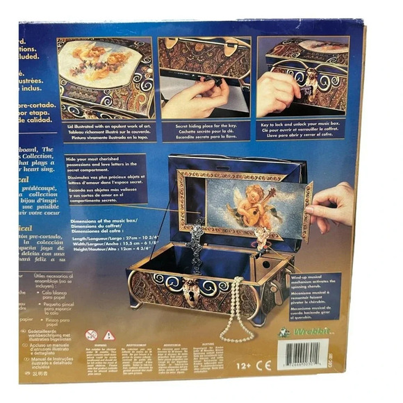 Wrebbit 3D Creations The Music  Box Working Music Sealed Craft New - Picture 4 of 10